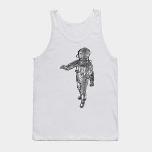 Astronaut voxel Tank Top